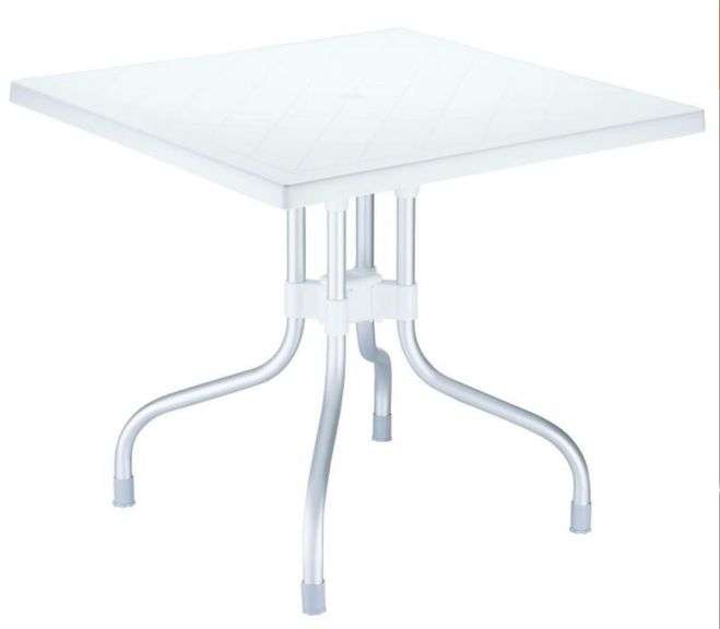(E) Siesta Exclusive Forza Foldable Table With Aluminum Legs