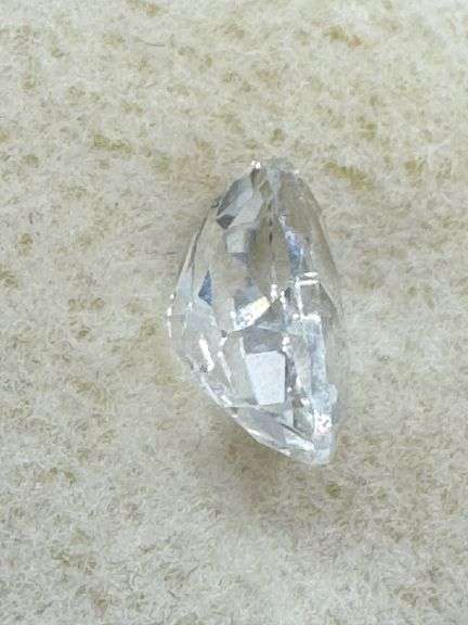 Clear Topaz Oval Cut Stone, 8.13mm x 6.06mm