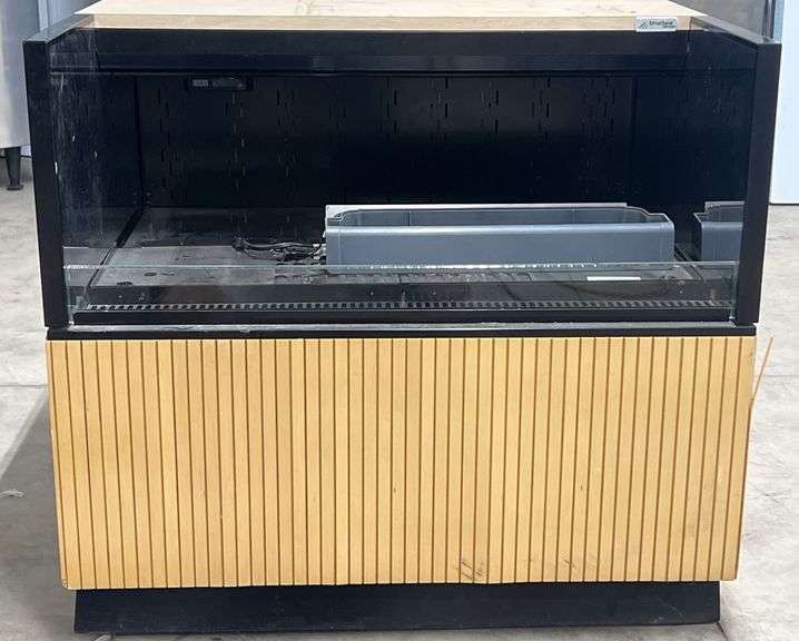 (E) Oasis Structural Concepts Open Display Refrigerator.