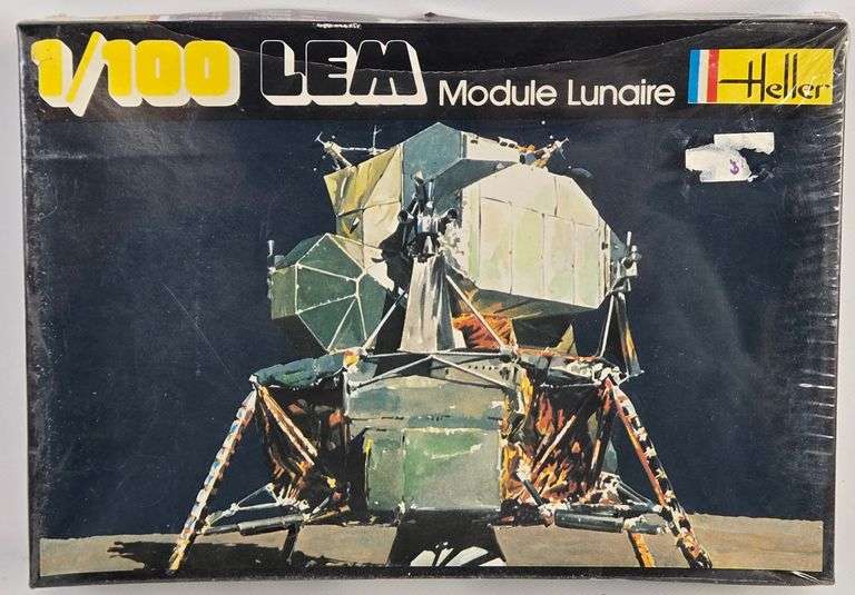 1/100 Scale Heller LEM Space Lunar Module Model Kit - Sealed