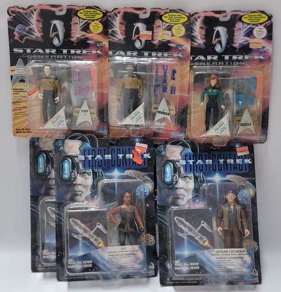 (W) Star Trek Generations & First Contact Action Figures - Kraft ...