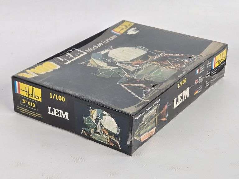 1/100 Scale Heller LEM Space Lunar Module Model Kit - Sealed
