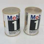 Mobil Motor Oil Can Banks & Radios