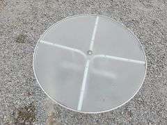 (AB) 48" Tempered Glass Patio Table
