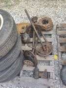 (G) Dean Polaris 78 Tires w/ Rim & Front Axle/Breaking System Components