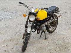 (AJ) 1970 Suzuki T125 Motorcycle