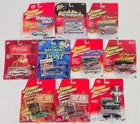 (10) Johnny Lightning Die-Cast Cars In Blister Packages