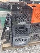 (AA) Pallet of Dairy Crates & Storage Totes