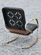 (P) (2) Metal Patio Chairs