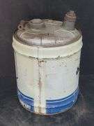 Vintage Mobil Freezone Anti-Freeze Can And Mobil DTE Oil Can
