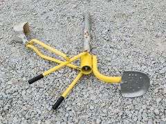(J) Kids Pedal Cart And In Ground Excavator