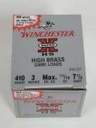 (K) 250 Rounds Winchester Super X 410 Gauge 3" Shotgun Shells