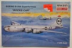 1/144 Scale Minicraft Boeing B-29A Superfortress "Bocks Car" Aircraft Model Kit - Sealed
