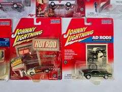 (10) Johnny Lightning Die-Cast Cars In Blister Packages