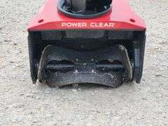 (G) Toro Power Clear 21” Single-Stage Self-Propelled Gas Snow Blower