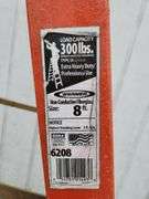 (K) Werner Fiber Glass And Aluminum 8' Folding Ladder