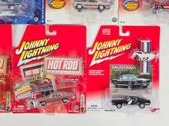 (10) Johnny Lightning Die-Cast Cars In Blister Packages