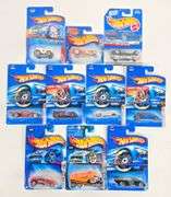 (10) Hot Wheels Die-Cast Cars In Blister Packages