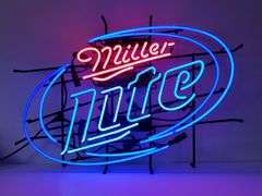 (QQ) Miller Light Beer Neon Sign