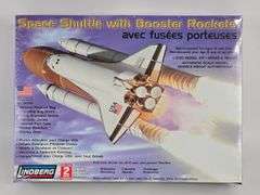 1/200 Scale Lindberg Space Shuttle w/ Booster Rockets Model Kit - Sealed