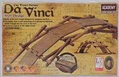Academy Da Vinci Machine Series Arch Bridge Hobby Model Kit - Sealed