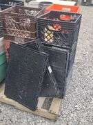 (AA) Pallet of Dairy Crates & Storage Totes