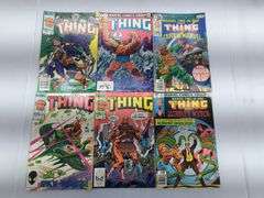 (D) Marvel The Thing Comic Books