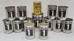 Mobil Motor Oil Can Banks & Radios