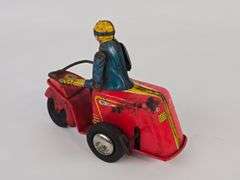 Vintage Nylint Toys Tin Windup 3-Wheel Servicycle / Scooter