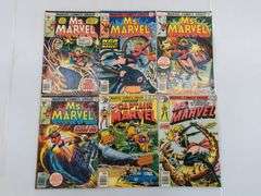 (D) Marvel Captain Marvel And Ms. Marvel Comic Books