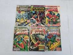 (D) Marvel Captain Marvel And Ms. Marvel Comic Books