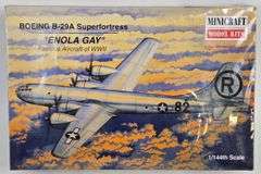 1/144 Minicraft Boeing B-29A Superfortress "Enola Gay" Aircraft Model Kit - Sealed