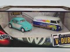 Hot Wheels "V-Dubyas" 2 Car Collector Set Limited Edition In Box