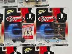 (10) Johnny Lightning James Bond 007 Die-Cast Cars In Blister Packages