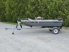 (K) Basstender 11.3 Fishing Boat With Trailer