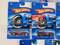 (10) Hot Wheels Die-Cast Cars In Blister Packages