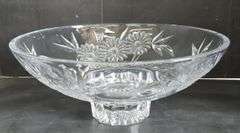 (Y) European Crystal Daisy Bowl