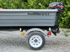 (K) Basstender 11.3 Fishing Boat With Trailer
