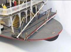 (AU) Large Hand-Crafted Creole Queen River Boat Model