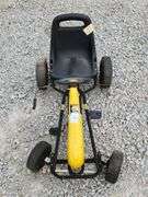 (J) Kids Pedal Cart And In Ground Excavator