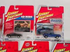 (10) Johnny Lightning Die-Cast Cars In Blister Packages