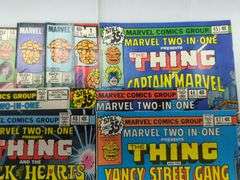(D) Marvel The Thing Comic Books