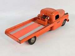 Vintage Structo Flatbed Equipment Hauler Truck w/ Ramp