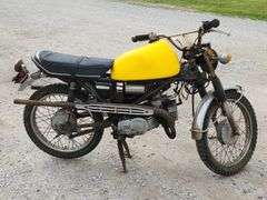 (AJ) 1970 Suzuki T125 Motorcycle