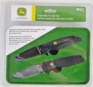 TecX John Deere Folding Knife Collectible Gift Set