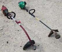 (J) Gas Powered Poulan And Weed Eater  String Trimmers