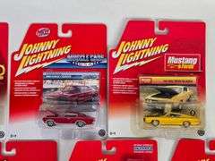 (10) Johnny Lightning Die-Cast Cars In Blister Packages