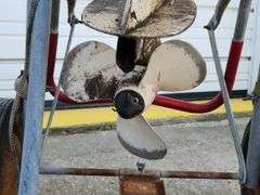 (G) Johnson 10 Sea Horse Out Board Boat Motor, (3) Trolling Motors And More