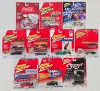 (10) Johnny Lightning Die-Cast Cars In Blister Packages