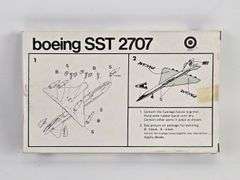 1/600 Sca;e Entex Boeing SST 2707 PANAM Airline Airplane Model Kit - NIB